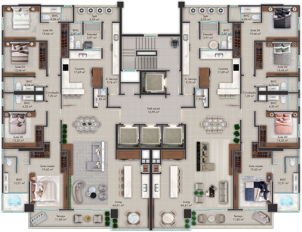 Apartamento, 4 quartos, 238 m² - Foto 6