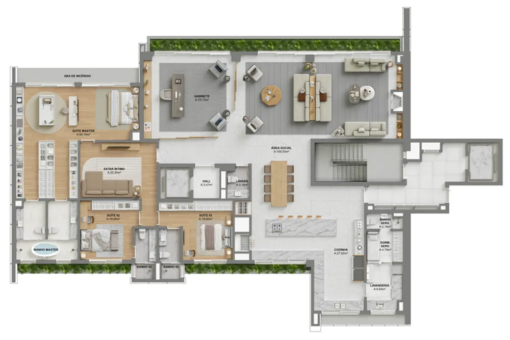 Apartamento, 4 quartos, 382 m² - Foto 8