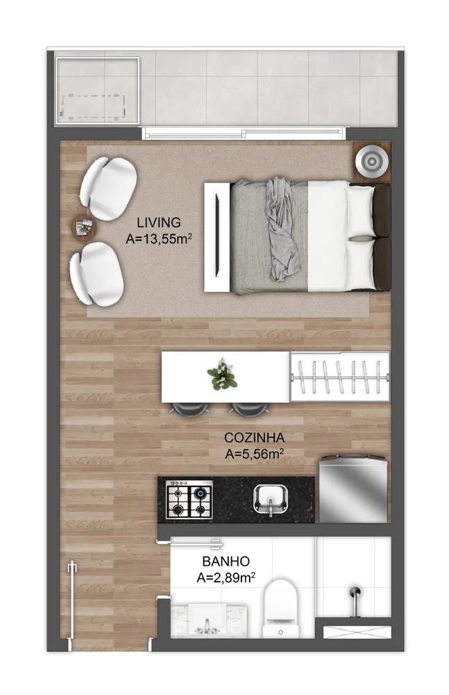 Apartamento, 3 quartos, 74 m² - Foto 10