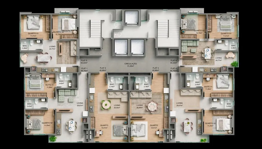 Apartamento, 1 quarto, 40 m² - Foto 4