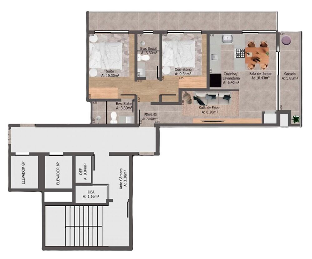 Apartamento, 2 quartos, 148 m² - Foto 4