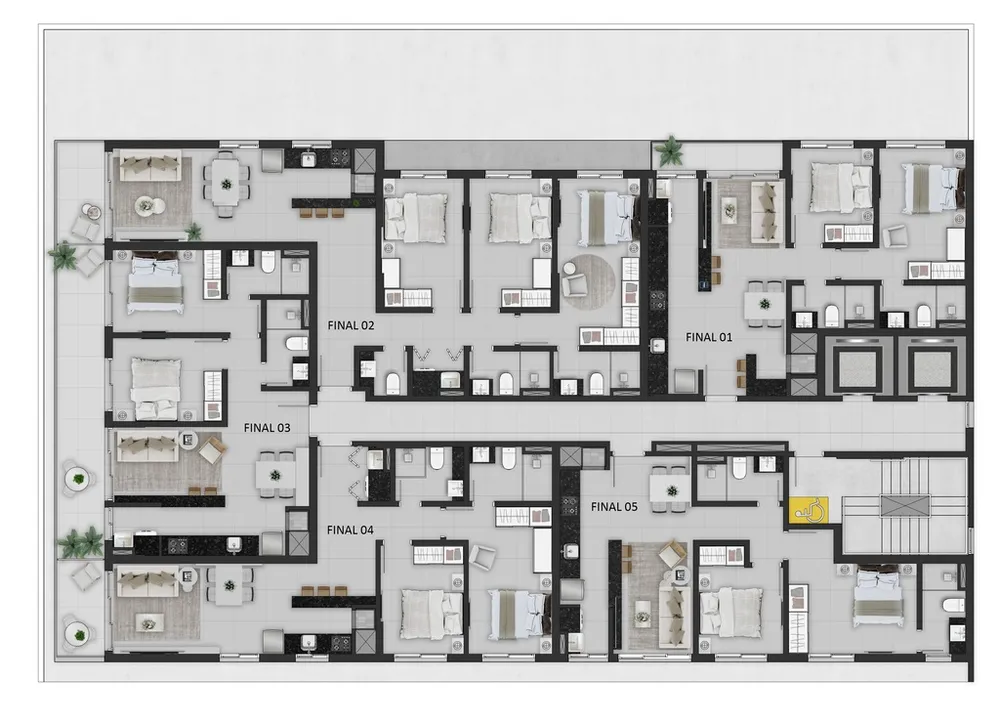 Apartamento, 2 quartos, 73 m² - Foto 3