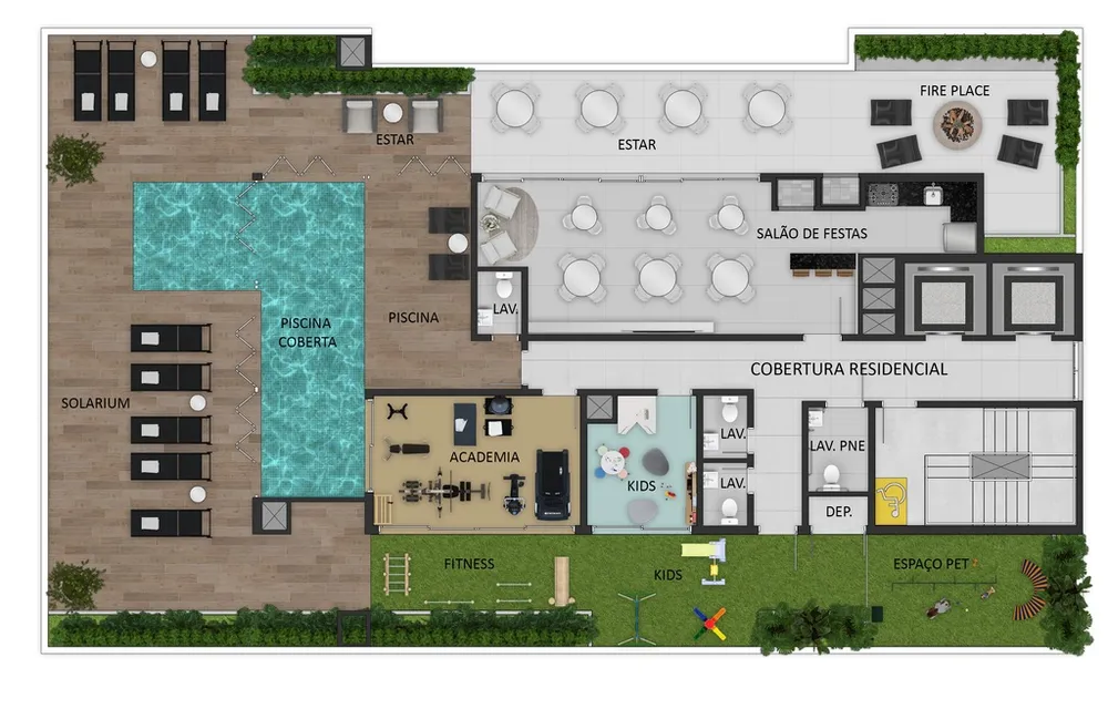 Apartamento, 2 quartos, 73 m² - Foto 2
