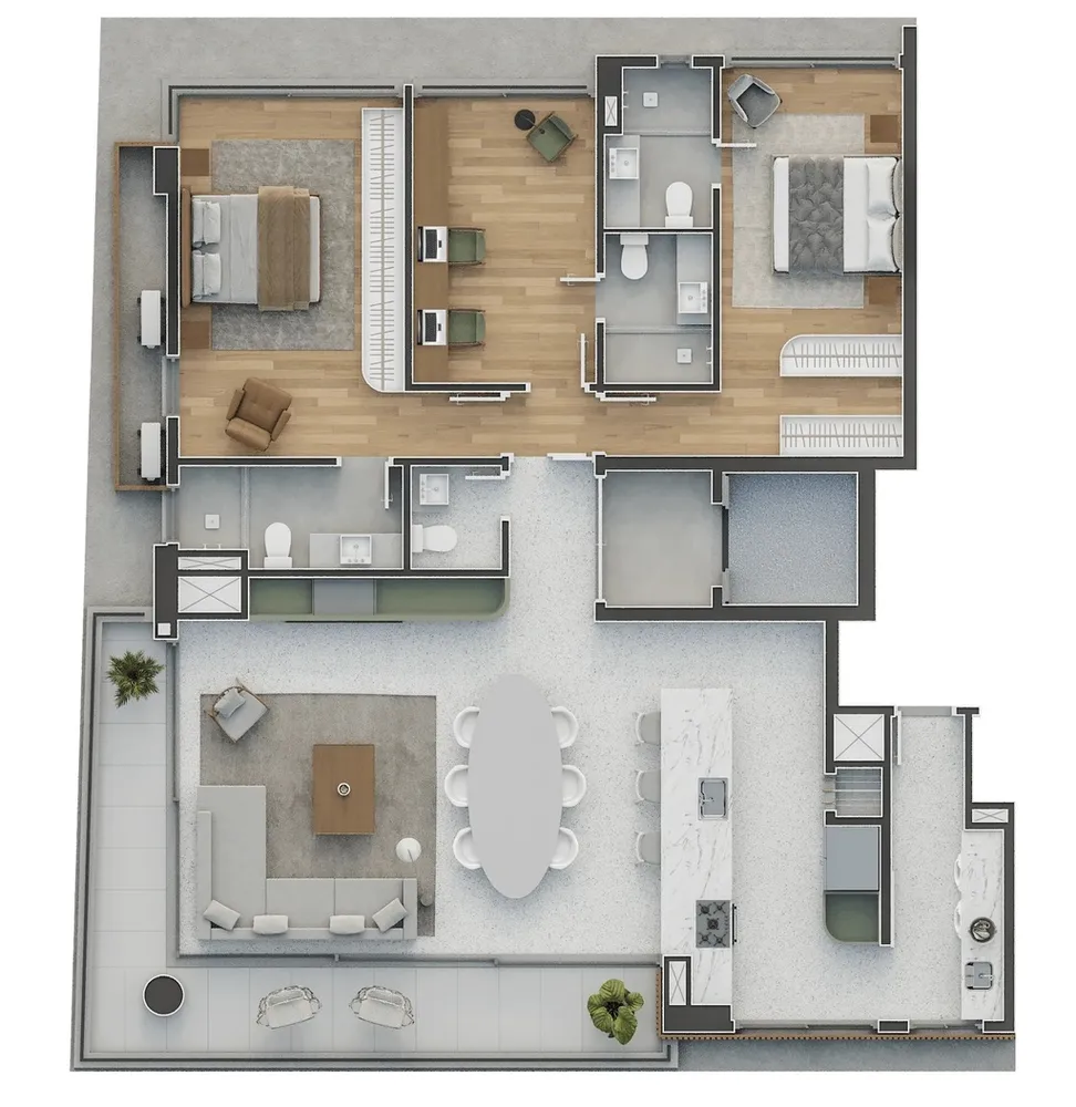 Apartamento, 3 quartos, 157 m² - Foto 11