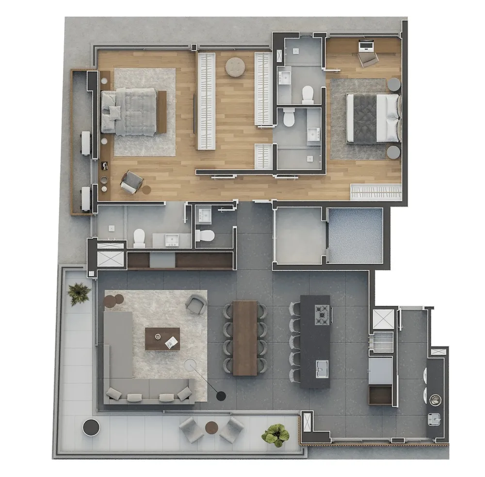 Apartamento, 3 quartos, 157 m² - Foto 7