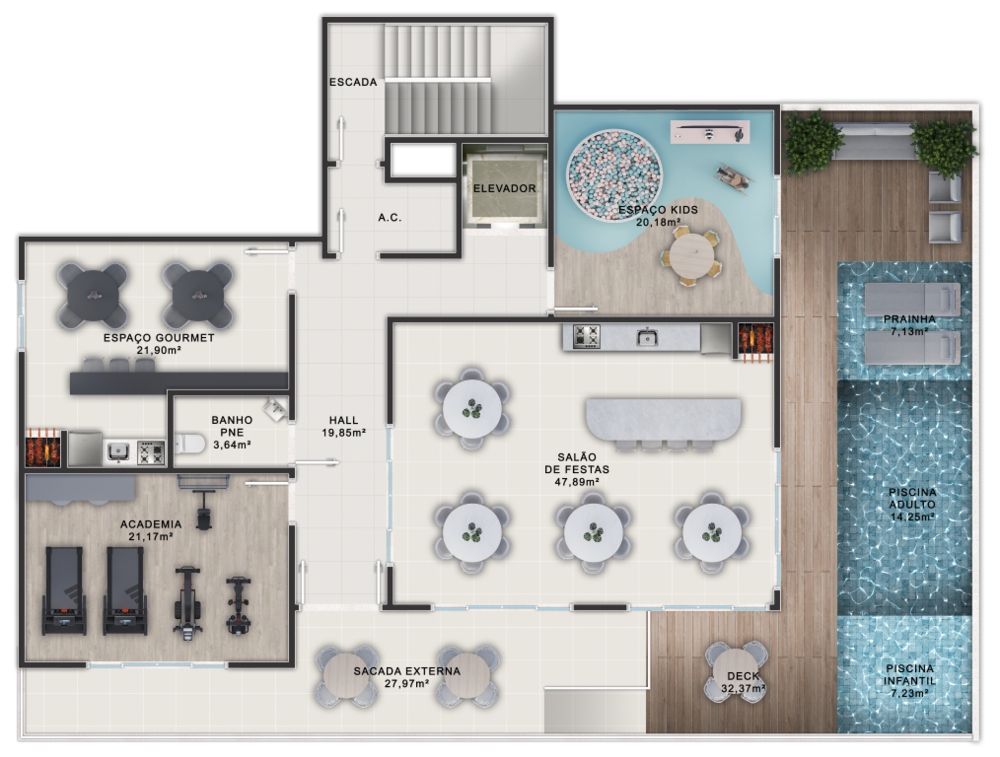Cobertura, 3 quartos, 99 m² - Foto 6