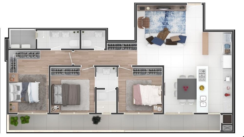 Apartamento, 3 quartos, 144 m² - Foto 7