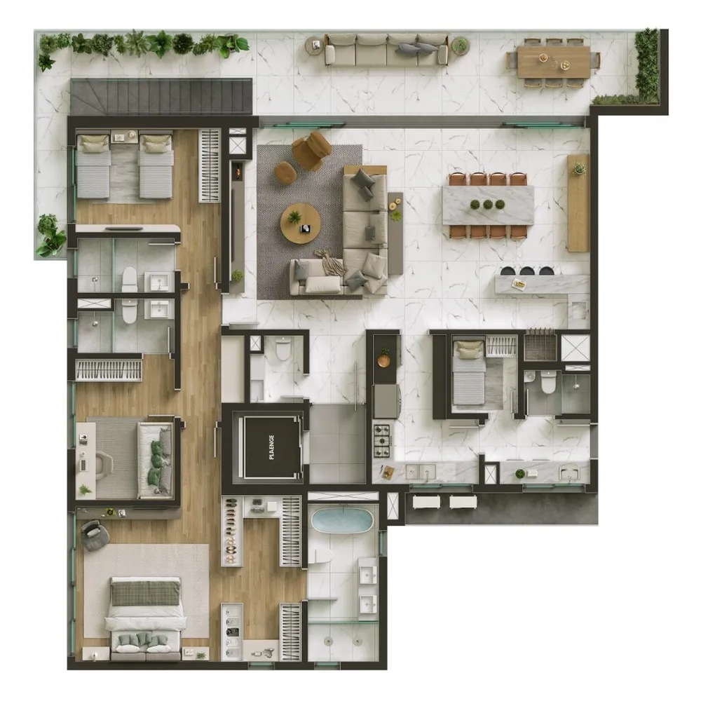 Apartamento, 3 quartos, 397 m² - Foto 7