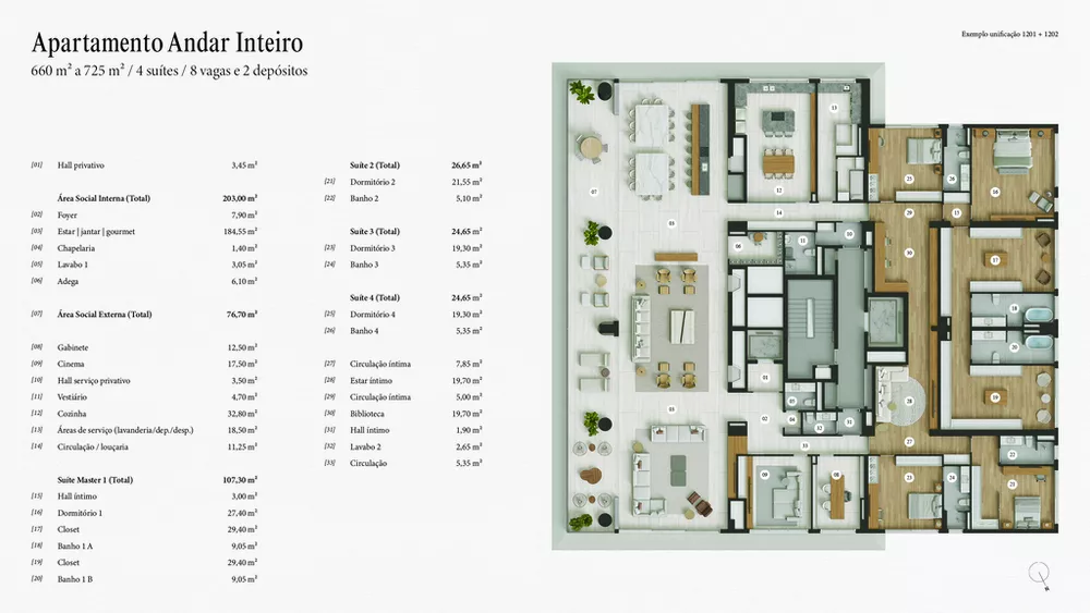 Apartamento, 3 quartos, 356 m² - Foto 4