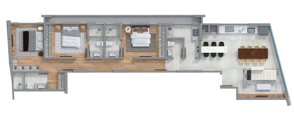 Apartamento, 3 quartos, 123 m² - Foto 1