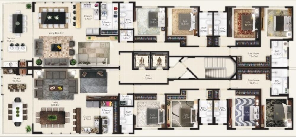 Apartamento, 4 quartos, 213 m² - Foto 6
