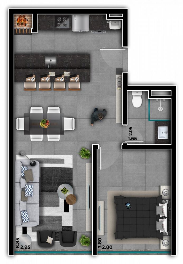 Apartamento, 2 quartos, 71 m² - Foto 13