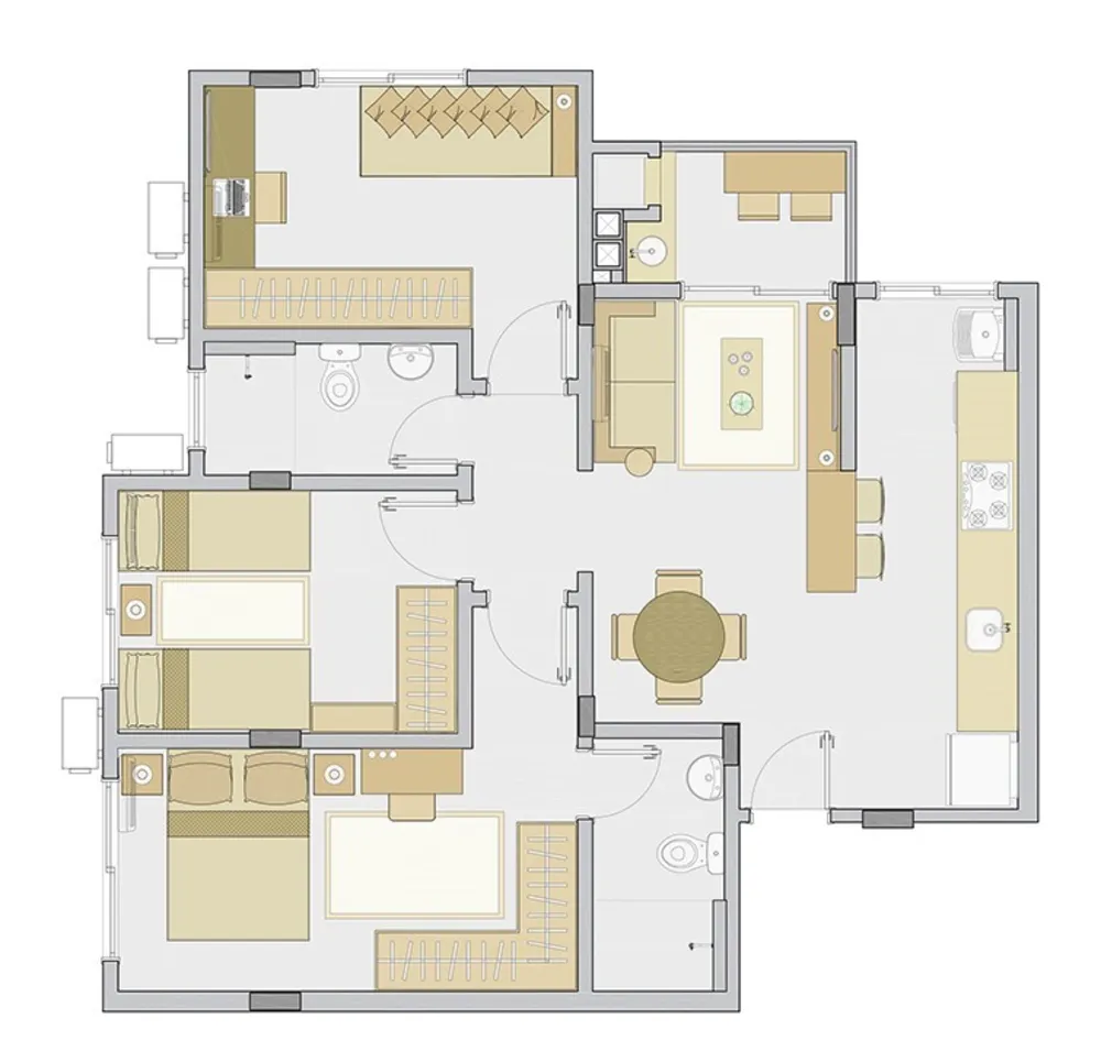 Apartamento, 3 quartos, 69 m² - Foto 4