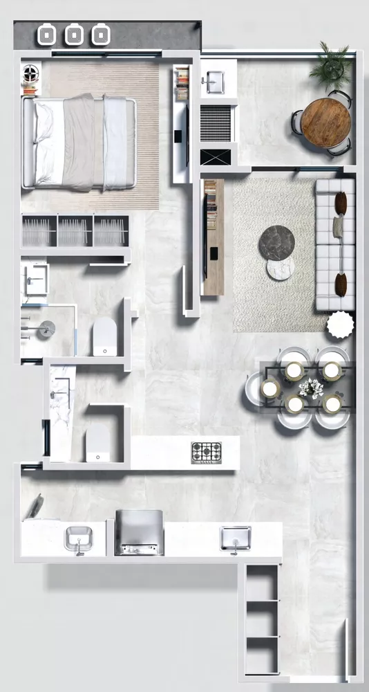 Apartamento, 2 quartos, 60 m² - Foto 4