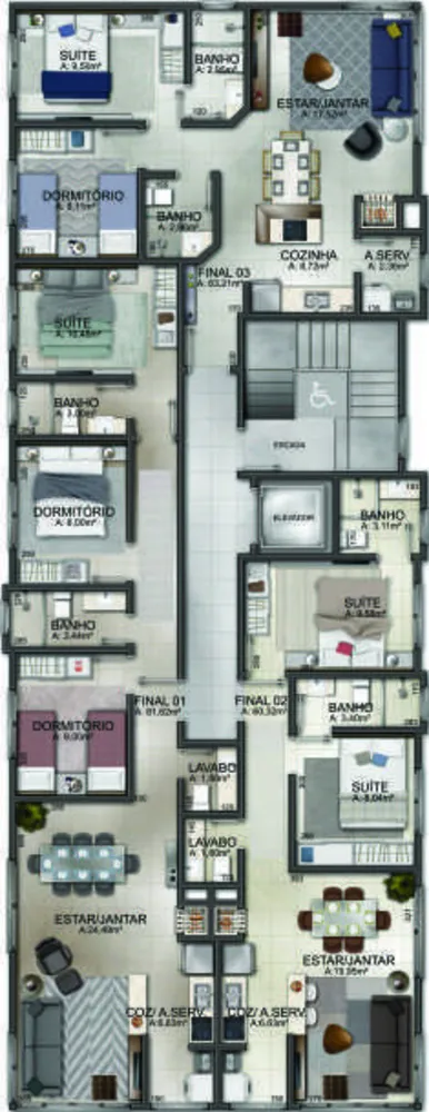 Apartamento, 2 quartos, 141 m² - Foto 8