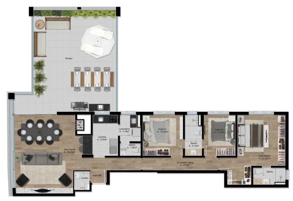 Apartamento, 3 quartos, 124 m² - Foto 12