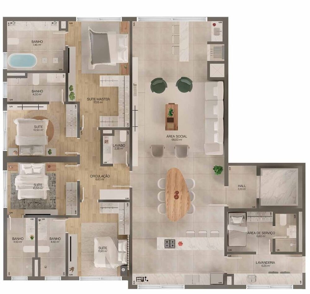 Apartamento, 3 quartos, 170 m² - Foto 20