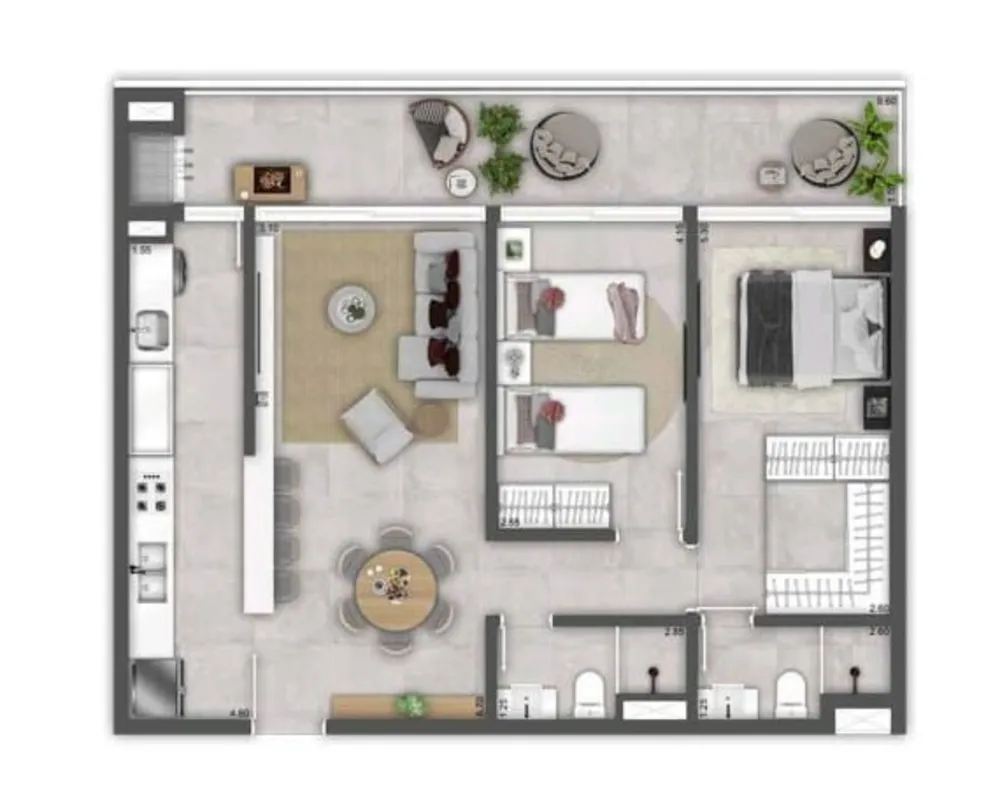 Apartamento, 3 quartos, 87 m² - Foto 4