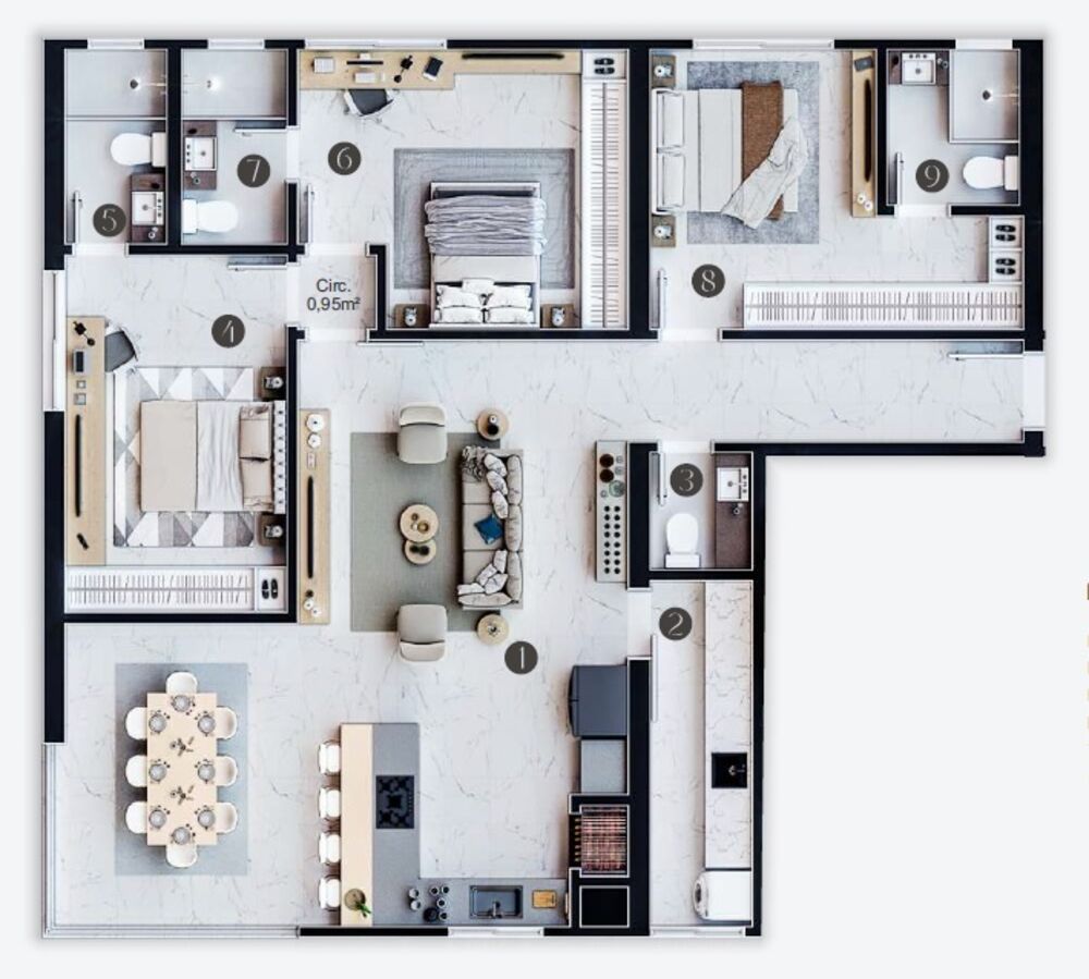 Apartamento, 2 quartos, 85 m² - Foto 10