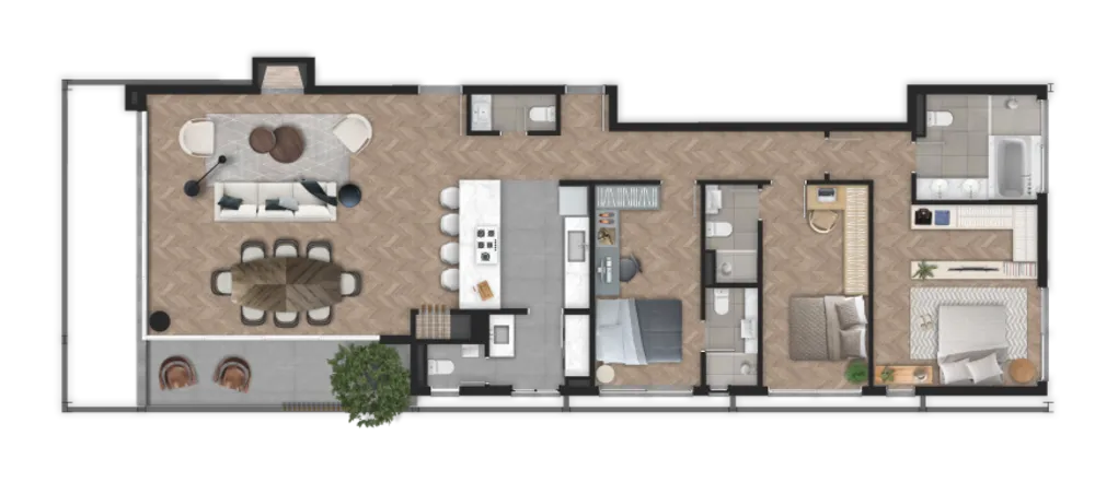 Cobertura, 3 quartos, 339 m² - Foto 1