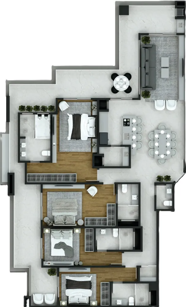 Apartamento, 2 quartos, 90 m² - Foto 4