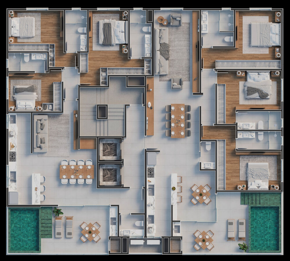 Cobertura, 4 quartos, 232 m² - Foto 7