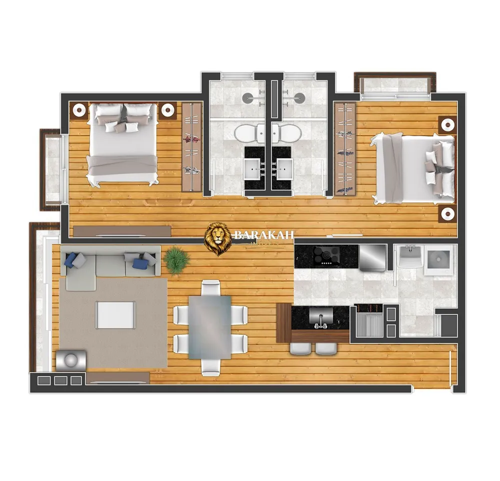 Apartamento, 2 quartos, 72 m² - Foto 8