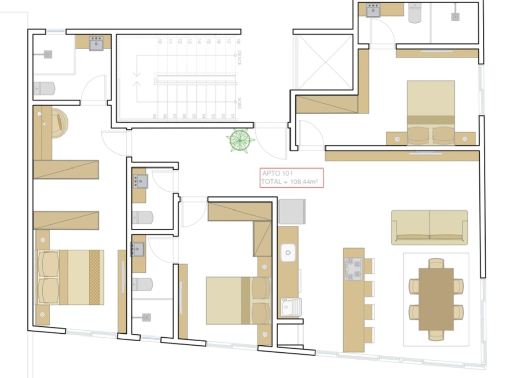Apartamento, 2 quartos, 98 m² - Foto 4