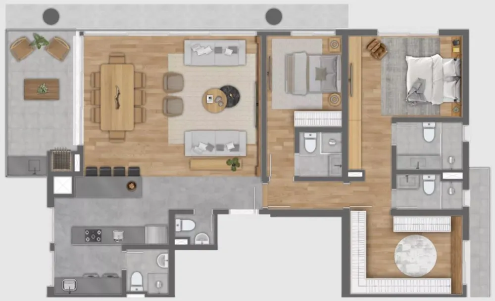 Apartamento, 3 quartos, 136 m² - Foto 12