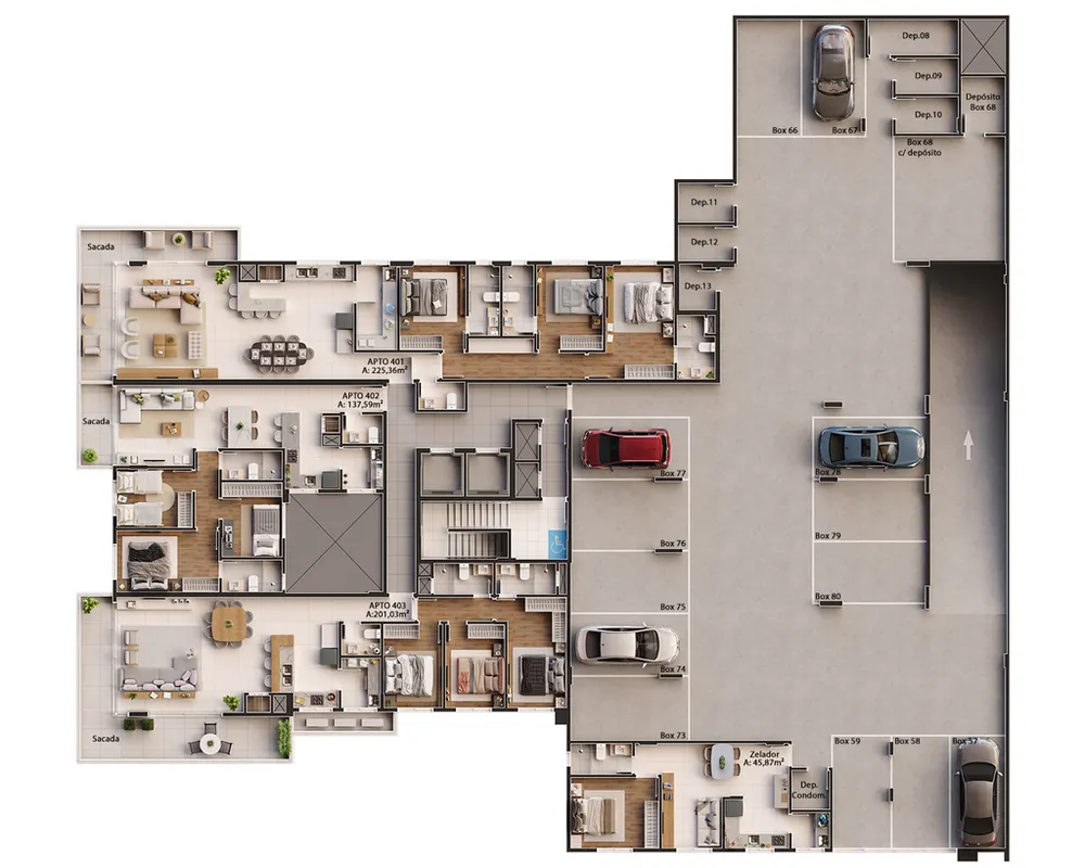 Apartamento, 3 quartos, 140 m² - Foto 2
