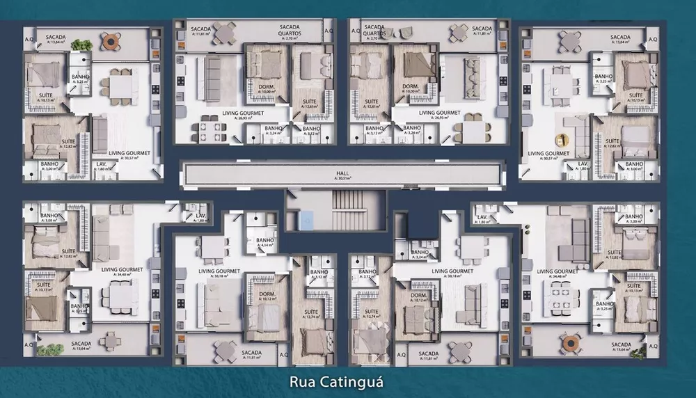Apartamento, 2 quartos, 80 m² - Foto 14