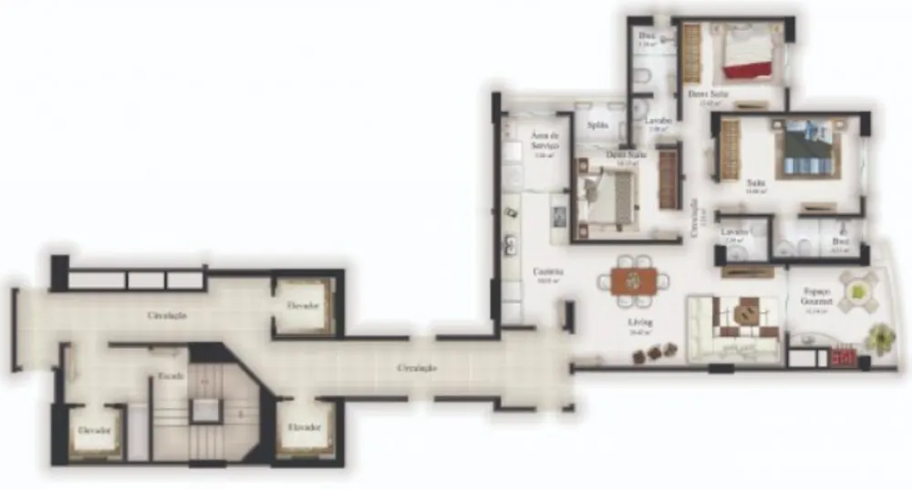 Apartamento, 3 quartos, 112 m² - Foto 27