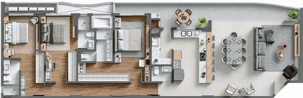 Apartamento, 3 quartos, 187 m² - Foto 4