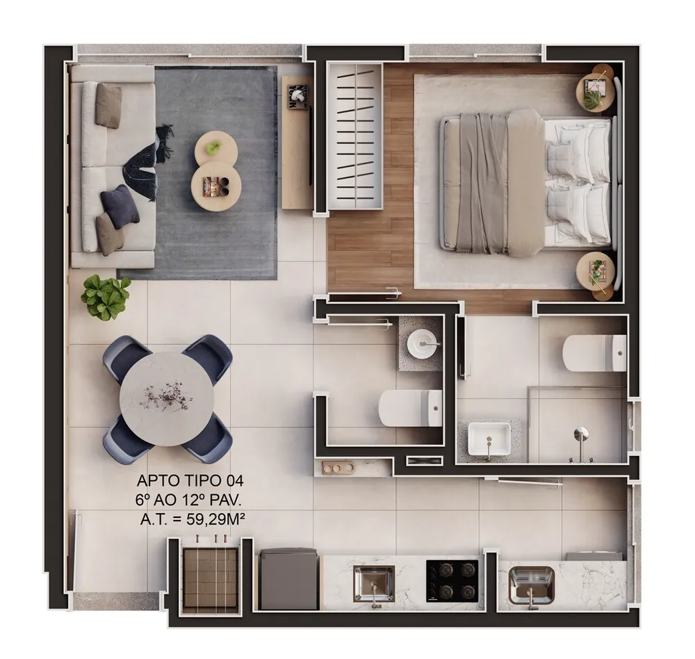 Apartamento, 3 quartos, 111 m² - Foto 8