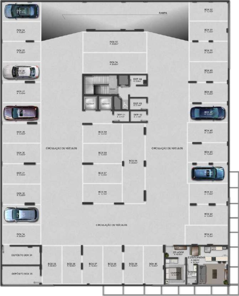 Apartamento à venda com 1 quarto, 60m² - Foto 7