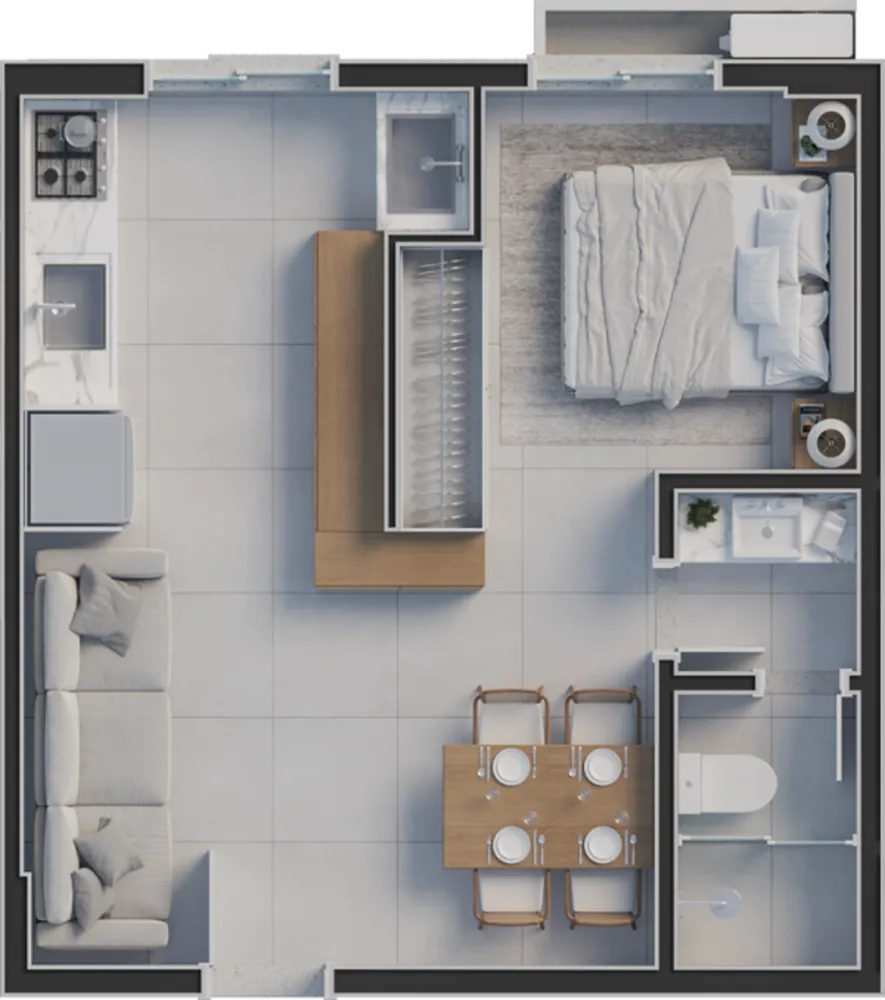 Apartamento, 2 quartos, 59 m² - Foto 9