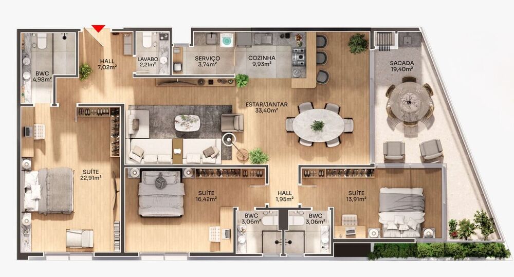 Apartamento à venda com 1 quarto, 50m² - Foto 12