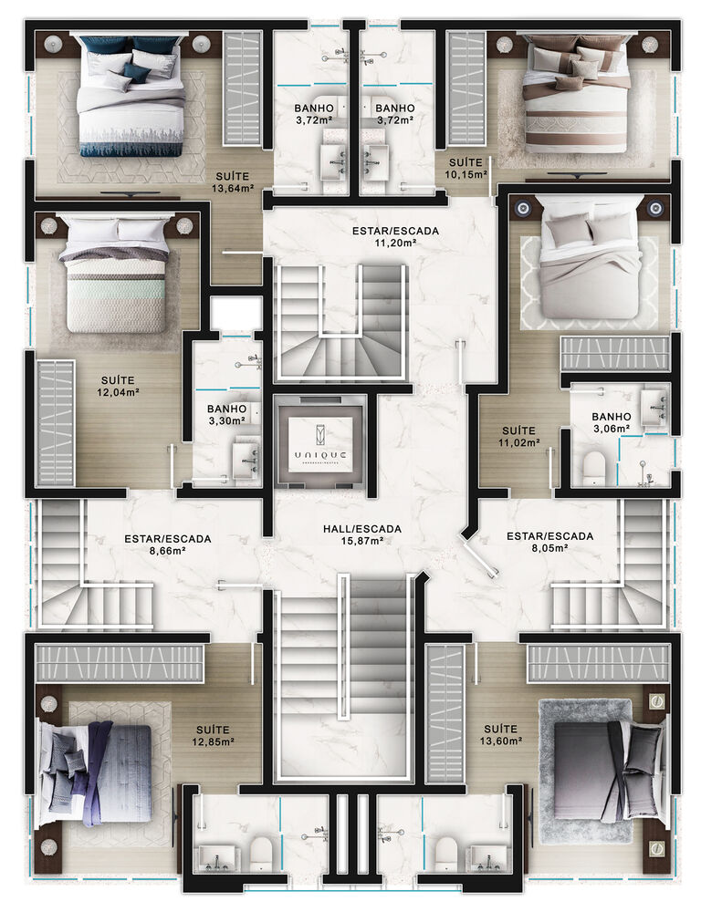 Apartamento, 2 quartos, 91 m² - Foto 1