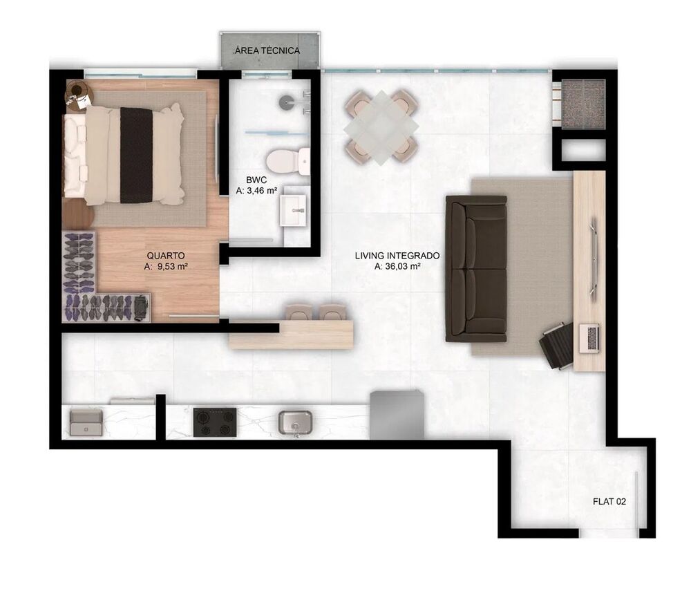 Apartamento, 2 quartos, 79 m² - Foto 19