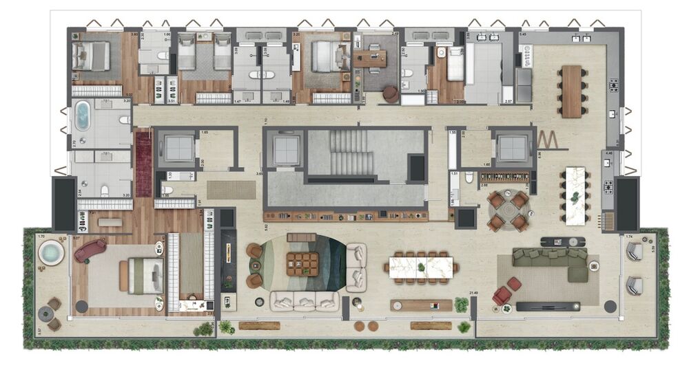 Cobertura, 3 quartos, 464 m² - Foto 4