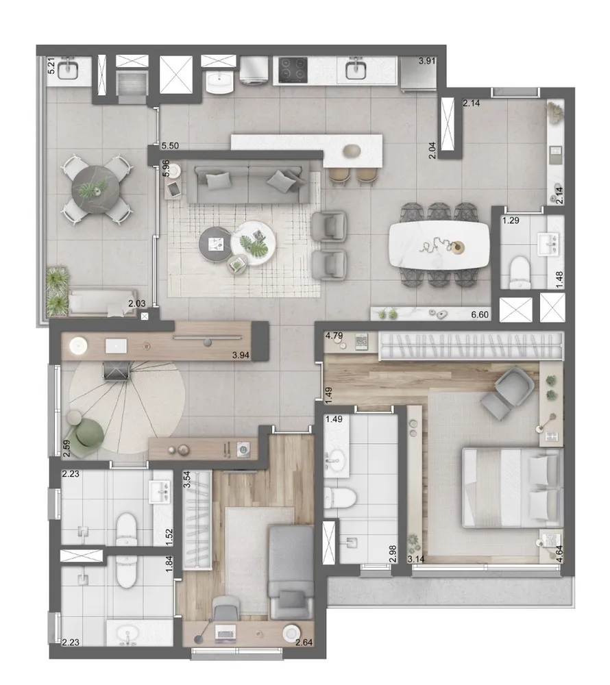 Apartamento, 2 quartos, 113 m² - Foto 12