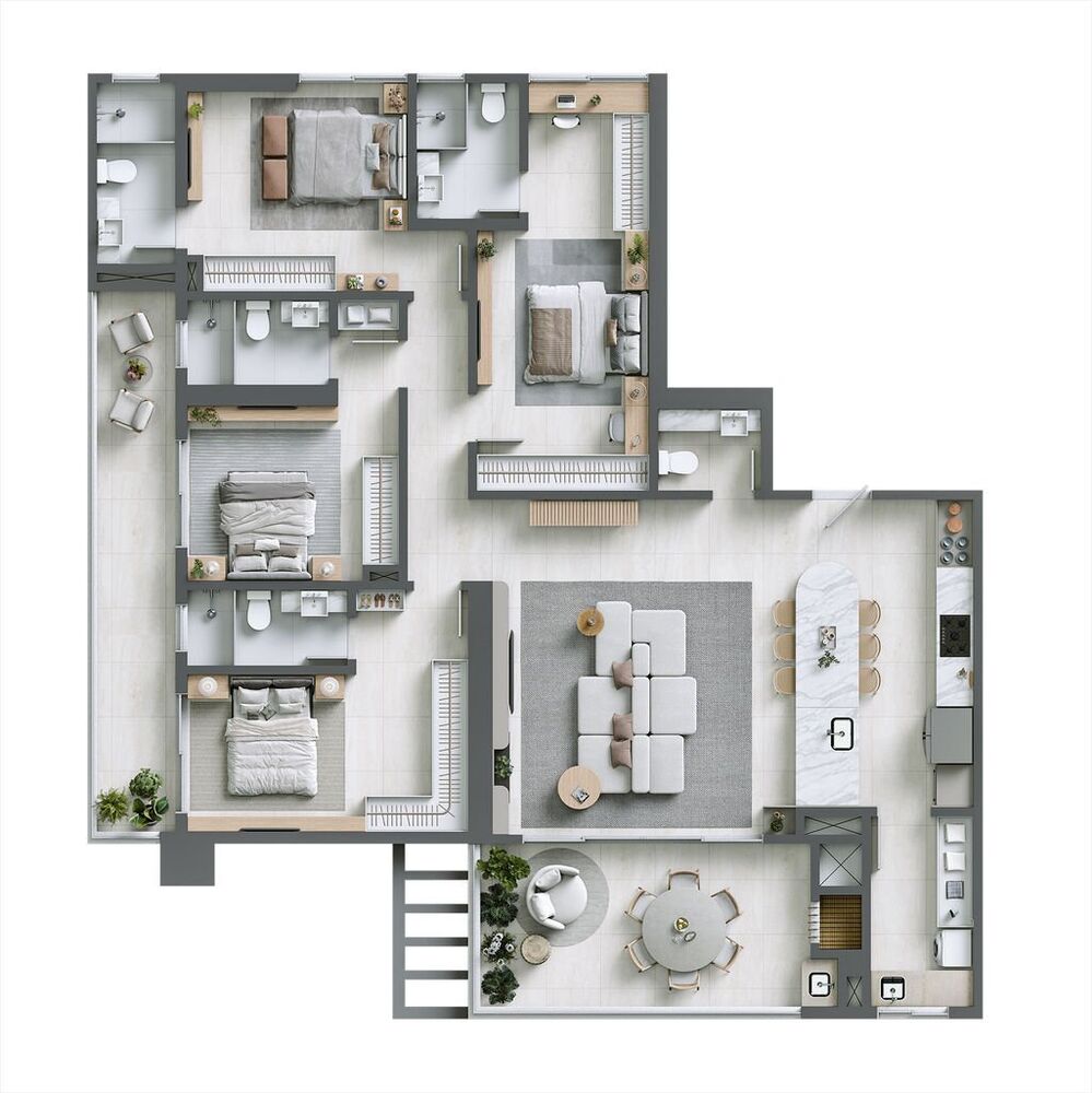 Apartamento, 4 quartos, 179 m² - Foto 7