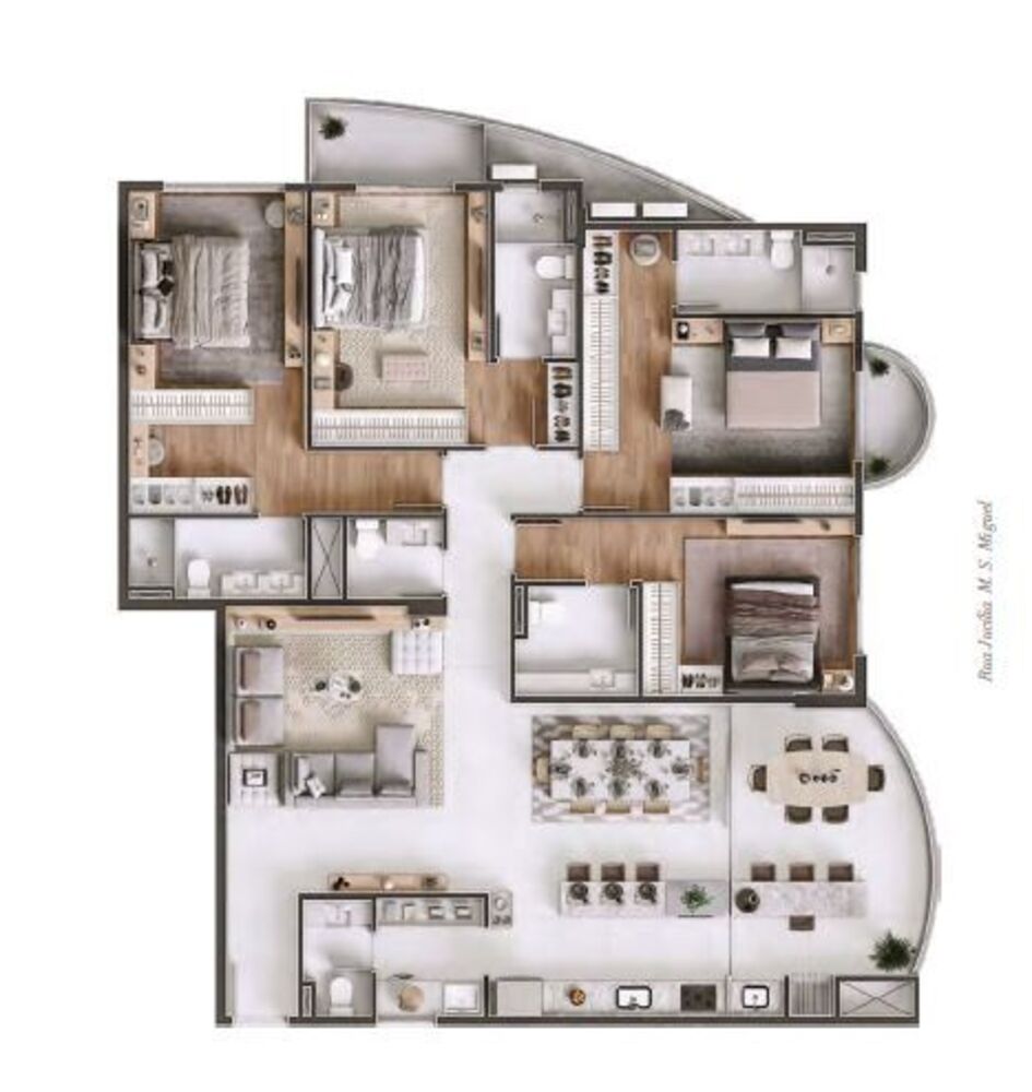 Apartamento, 3 quartos, 151 m² - Foto 12
