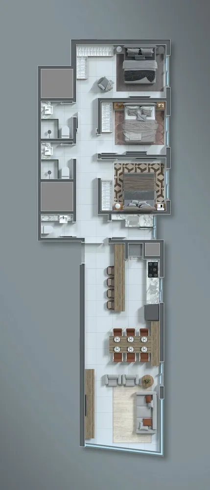 Apartamento, 2 quartos, 67 m² - Foto 3