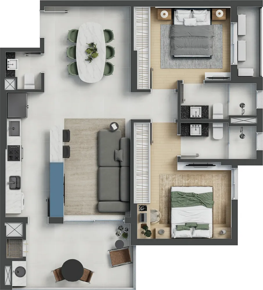 Apartamento, 3 quartos, 118 m² - Foto 7