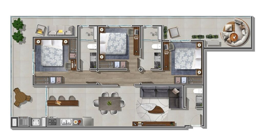 Apartamento à venda com 2 quartos, 95m² - Foto 6