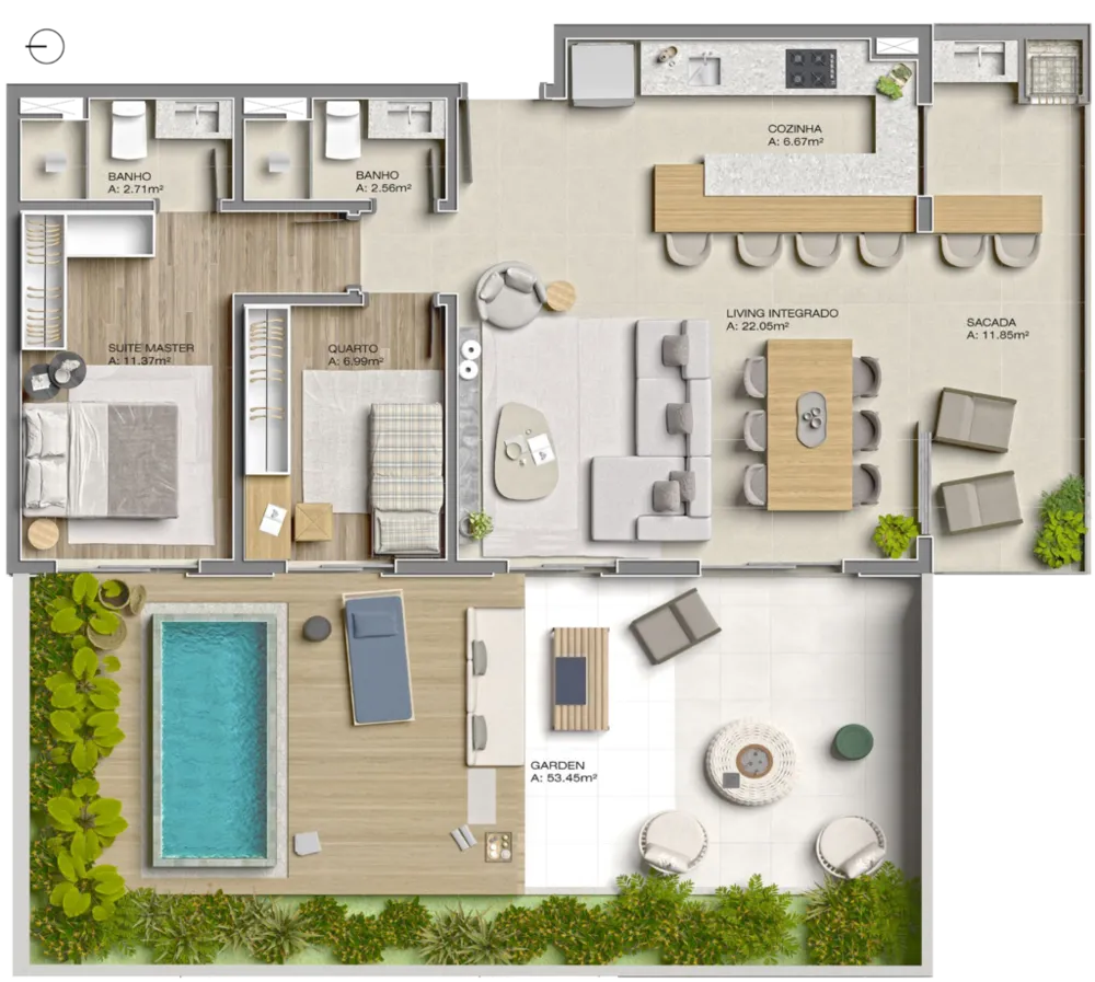 Apartamento, 3 quartos, 67 m² - Foto 12