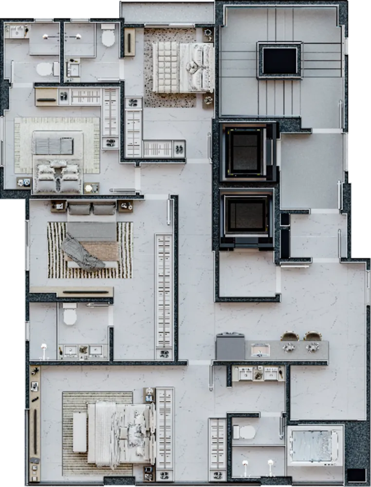 Apartamento, 4 quartos, 258 m² - Foto 8