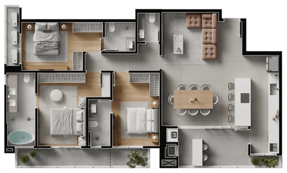 Apartamento, 3 quartos, 125 m² - Foto 6
