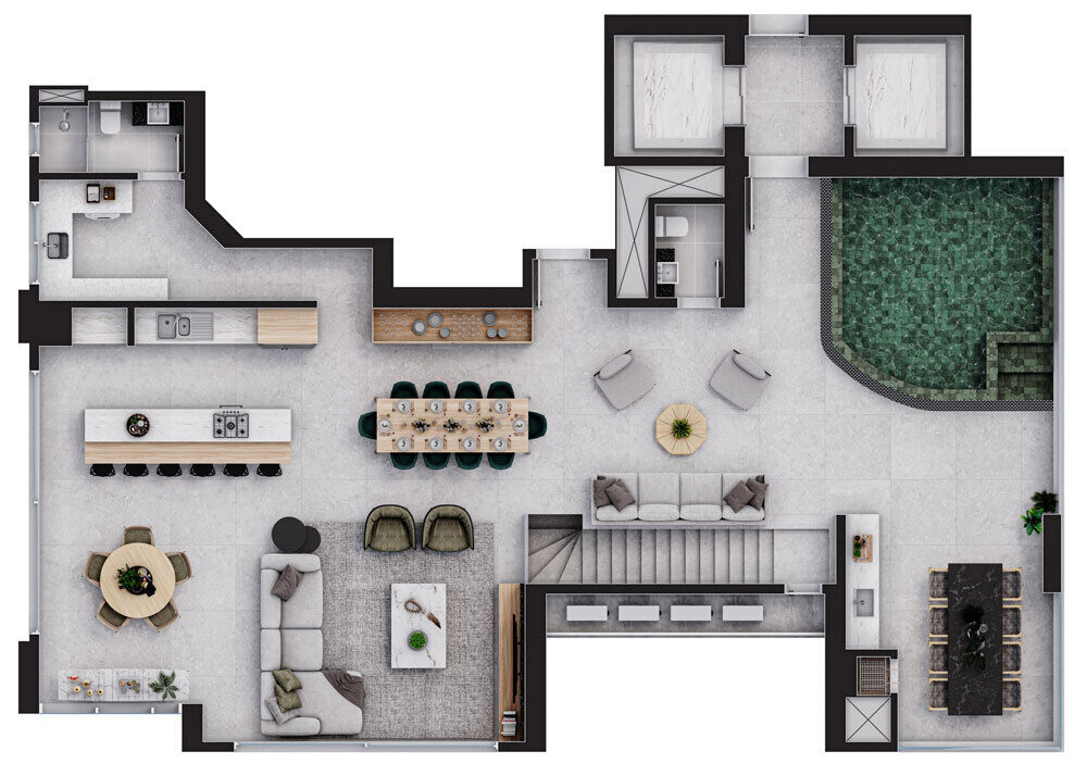 Cobertura à venda com 4 quartos, 362m² - Foto 8